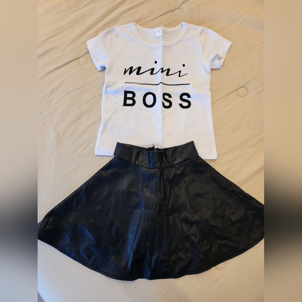 Mini boss toddler outfit
